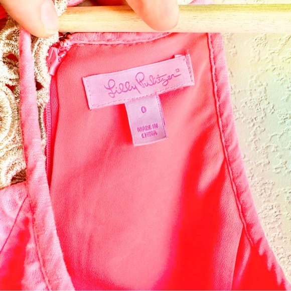 Lily Pulitzer Pink Larina Shift Dress, 0 - Picture 6 of 9